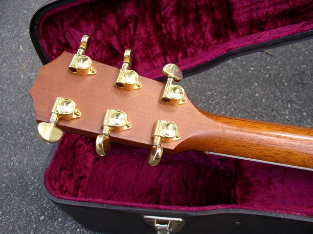 1995 Taylor 610 Back of Headstock